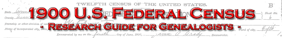 1900 Census Schedules